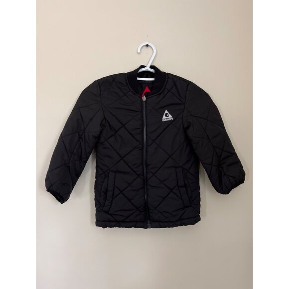 Gerry Boys XSmall Long Sleeve Black Puffer Full Zip Jacket Coats Front Pockets - Picture 1 of 4